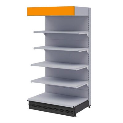 Модуль стеллажа линейный be shelf! S 400 с фризом и LED подсветкой